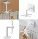 Rotating Kitchen Hanger with 6 Hooks, White