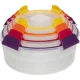 Joseph Joseph Nest Lock 4-Piece Round Food Storage Container Set, Multicolour