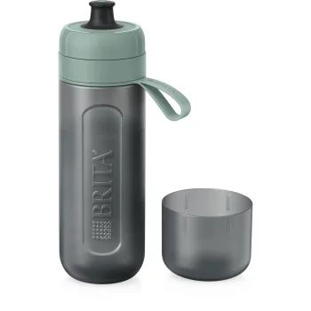 Water Filter Bottle Brita Fill & Go Active, 0.6L, 2 MicroDiscs, Dark Green