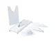 Vegetable and Fruit Slicer Grater with Interchangeable Blades, White