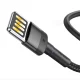 Baseus Cafule Reversible USB to Lightning Cable 2.4A 1m, Gray-Black