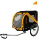 Large PURLOV Pet Bicycle Trailer for Dogs and Cats, Black