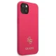 Apple iPhone 13 Mini 5,4\" Guess Saffiano 4G Small Metal Logo Case Cover, Pink