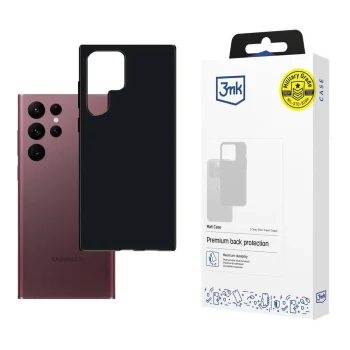 3mk Matt Case for Samsung Galaxy S22 Ultra, Black