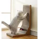 Purlov Cat Corner Scratcher with Toy Cardboard Scratching Post