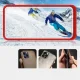 Case for Samsung Galaxy A32 5G Hybrid Armor Clear 3in1, Red