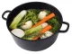 Deep Pot with Lid and Non-Stick Coating, 8 L, with Oven Mitts, Cast Aluminium