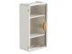 3-Tier Bathroom Wall Cabinet with Door and Tissue Box Holder