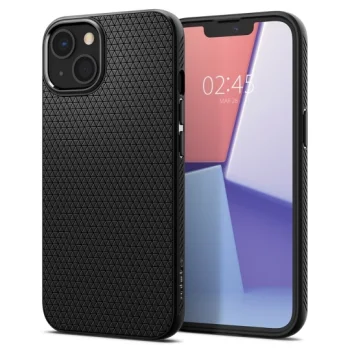 Spigen Liquid Air Case for iPhone 13 mini, Matte Black
