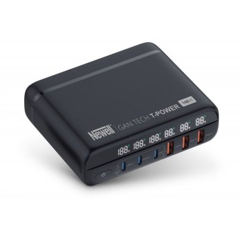 Newell GaN Tech T-power 140W Mains Charger with Adapters, Black