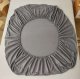 Хлопковая трикотажная простыня на резинке Ruhhy 180x200 см, серая