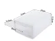 Modular Shoe Storage Box Organizer with Clear Door 31x21x12.5cm