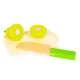 Multistore Wooden Cutting Vegetables and Fruits, 13 Elements + Bucket