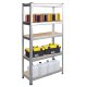 Humberg 4849 metāla noliktavas plaukts 180x100x50 cm