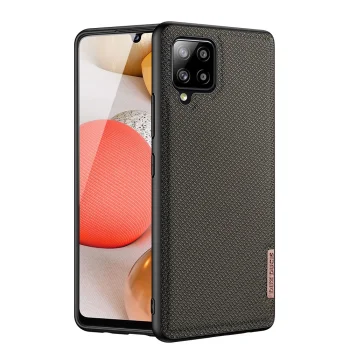 Dux Ducis Fino Case for Samsung Galaxy A42 5G with Nylon Fabric, Green