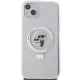 Karl Lagerfeld dėklas iPhone 15 Plus / 14 Plus 6.7\" Ring Stand MagSafe baltas