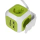 Greenblue MagicCube Power Strip with 4 Outlets & 2 USB Ports (1.4m), German Plug