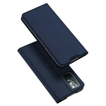 Xiaomi Poco M4 Pro 5G DUX DUCIS Skin Pro Series Leather Case Cover, Blue