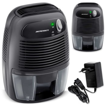 Air Dehumidifier, Moisture Absorber, Black (Berdsen BR-68B)