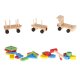 Educational Wooden Toy Puzzle Sorter, Train with wagons