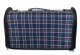 Large pet carrier bag for dogs and cats, 43x25x26 cm, blue