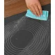 Non-slip Silicone Pastry Baking Dough Rolling Mat (70x50cm) + Pastry Roller Confectionery Silicone (38cm)
