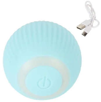 Interactive Ball for Cats and Dogs ZW28, Blue