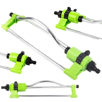 Oscillating Garden Sprinkler for Lawns, 15 Nozzles, Adjustable