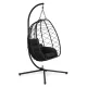 MultiGarden Hanging Egg Chair with Stand, Cushions Included, 120 kg Capacity