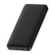 Baseus Bipow Fast Charging Power Bank 10000mAh 20W Black (Overseas Edition) + USB-A - Micro USB 0.25m Black Cable...