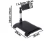Telescopic Phone and Tablet Stand 2in1
