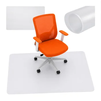 Floor Protection Mat for Office Chair Ruhhy 90x130 cm - Translucent