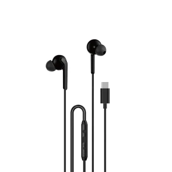 Dudao X3C+ Wired USB-C Earphones 1.2m, Black