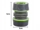 DIVODV 1/2\" Garden Hose Connector, Green/Black