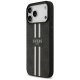 Guess 4G Printed Stripes MagSafe Phone Case Cover iPhone 17 Pro Max - black
