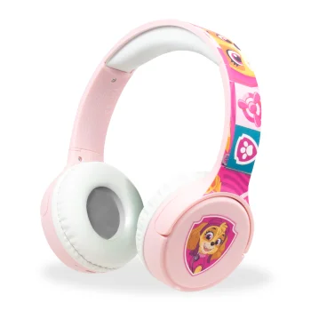 Psi Patrol Wireless Bluetooth Headphones for Kids, Pink