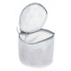 Mesh Laundry Wash Bags with Zipper, 9 pcs, White
