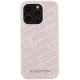 Apple iPhone 15 Pro Max 6.7\" Karl Lagerfeld Quilted K Pattern Case Cover, Pink