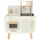 Lulilo Retro Wooden Play Kitchen for Kids with Accessories, 73 cm