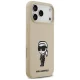 Karl Lagerfeld Silicone MagSafe Case for iPhone 17 Pro Max, Brown