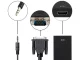 VGA to HDMI Adapter with 3.5mm Audio and USB, Full HD, Black
