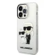 Karl Lagerfeld Glitter Karl&Choupette Phone Case Cover iPhone 14 Pro Max 6.7\" - Transparent