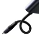 2-in-1 Audio Adapter Joyroom SY-L01 Lightning to 3.5mm + Lightning, Black