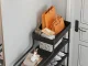5-Tier Shoe Rack Metal Shoe Organizer Storage Shelf for Entryway Closet, Black