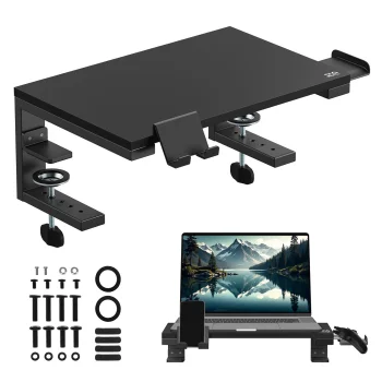 Ergo Office ER-303 B Laptop / Monitor Desk Stand, 13-32", Black