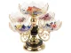 Two-Tier Rotating Serving Stand for Cakes, Fruits & Sweets, Transparent