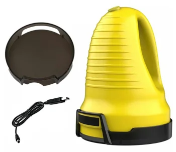 Electric Heated Ice Scraper AG803, Yellow/Black