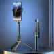 Selfie Stick Tripod Dudao F18 Bluetooth Remote 1.1m - Black