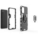 Xiaomi Redmi Note 10 4G / 10S Rugged Armor Case Cover, Black