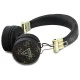 Guess 4G Triangle Round Shape ENC Bluetooth On-Ear Headphones GUBH70E4PTMK, Black